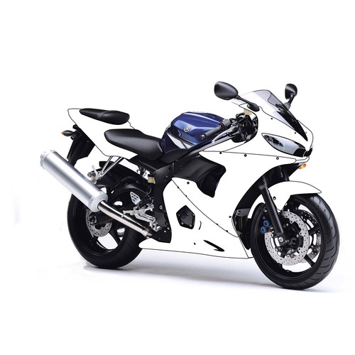 Yamaha yzf 2005 unpainted - yamaha,