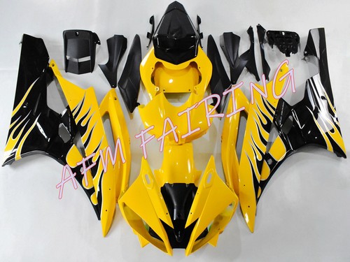 Yellow black flame abs - black,