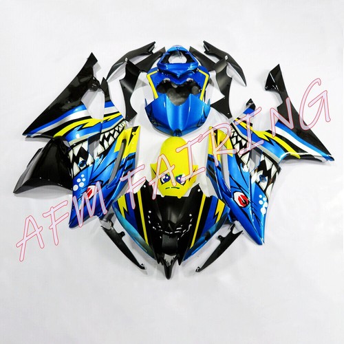 Blue black shark abs injection - abs,
